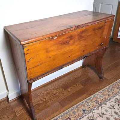 Antique Pine Dough Box -36"x15.25"x31"