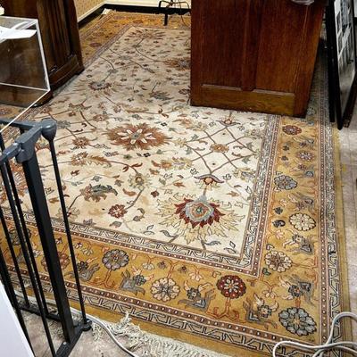 Couristan wool area rug made in Belgium - 6’6” x 10’2”