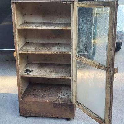 1900s Tom's Peanuts Glass & Metal Display Case - Authentic Store Advertising