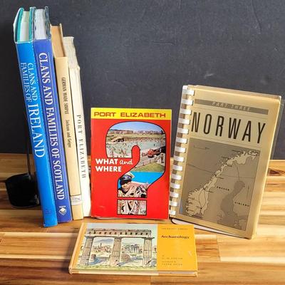Vintage World History & Genealogy Book Lot – Ireland, Scotland, Norway, Archaeology & Port Elizabeth