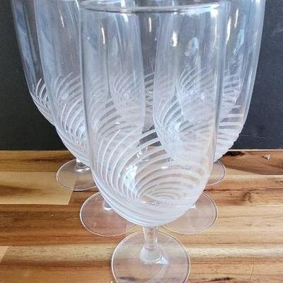 Crystal D’Arques JD Durand Spirale Wine Glasses