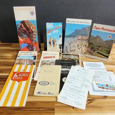 Vintage Travel brochures, Venezuela, Jamaica, montego Bay and more.