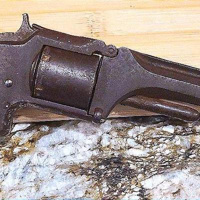 1800's U.S. Civil War Era Smith & Wesson Model 2 Army .32cal Revolver w/ 6" Barrel - Serial #6845
