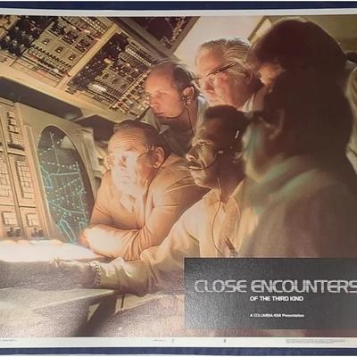 1977 Close Encounters Of The Third Kind Lobby Card Poster  Columbia Pictures