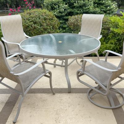 Patio Table & Four Chairs