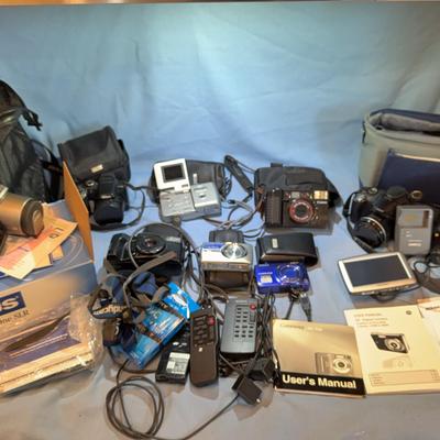 Large Lot Of Cameras