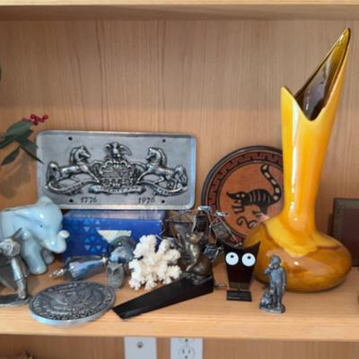 Decorative Collectibles, Pewter, Book Ends Plus More