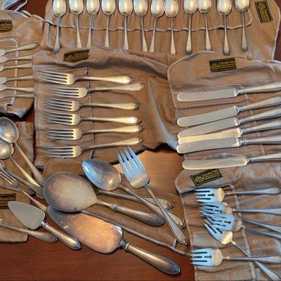 Antique Sterling Silverware Set For 6
