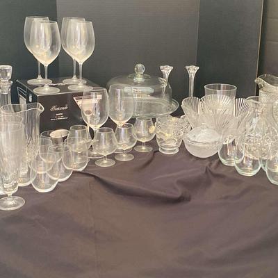 Crystal & Glassware Collection with Pitchers & Serving Pieces