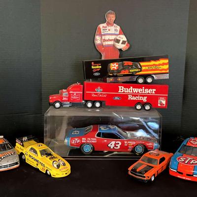 NASCAR & Drag Racing Die-Cast Collection Featuring Richard Petty STP #43 Pontiac & More