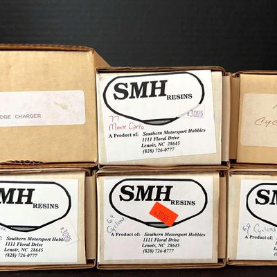 SMH Resin Model Car Kits – Dodge Charger, Monte Carlo & Mercury Cyclones