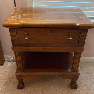 Rock City Furniture Wooden Nightstand