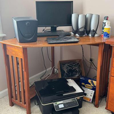 Dell Computer Setup with Accessories