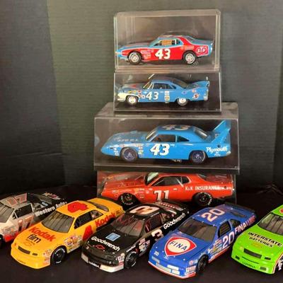 Richard Petty, Dale Earnhardt, and NASCAR Legends Die-Cast Collection