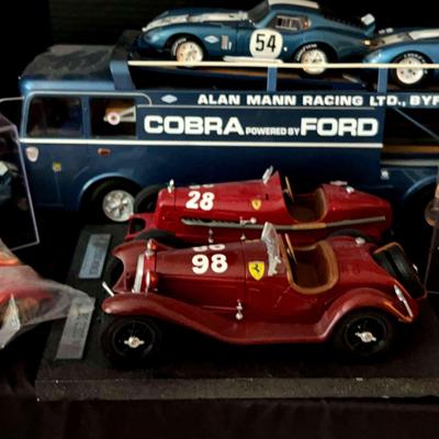 Ferrari, Shelby Cobra Daytona, Alfa Romeo 8C & Alan Mann Racing Ford Cobra Transporter Collection
