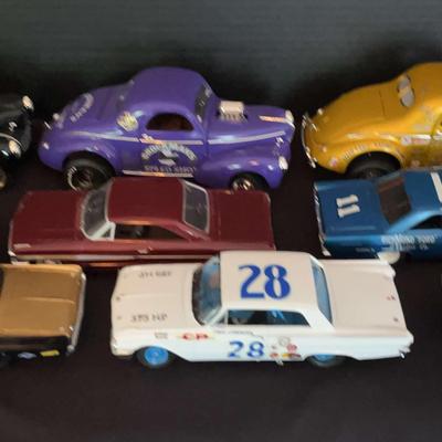 Vintage Racing Legends Die-Cast & Custom Models: Ned Jarrett, Fireball Roberts & Fred Lorenzen