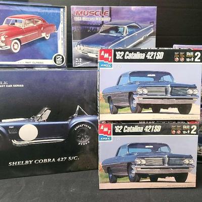 Kyosho Shelby Cobra 427 S/C with AMT Model Kits – ’62 Pontiac Catalina 421SD & ’64 Mercury Marauder