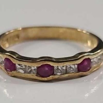 14K Ruby Ring 