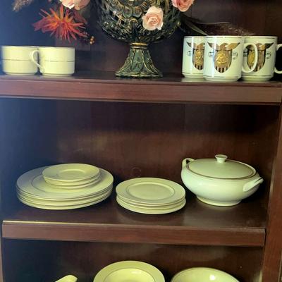 Ciera Fine China Dinnerware with Bicentennial Mugs & Royalton Accent Pieces