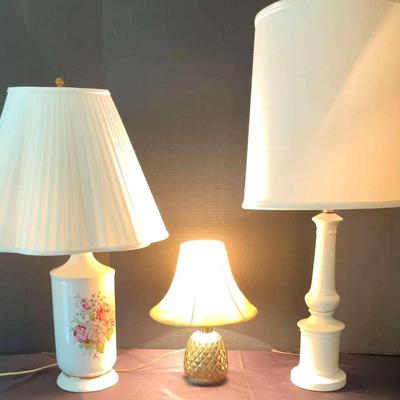 Three Lamp Collection – Ceramic & Resin