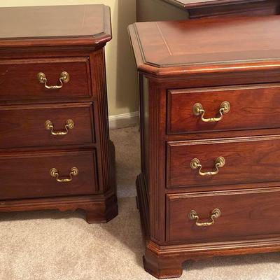 Pair of Classic Wooden Nightstands