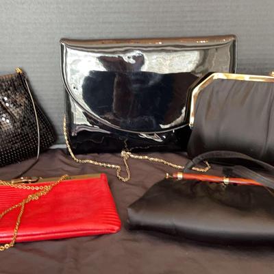 Vintage Evening Bag Collection with Andé and Etra Genuine Leather Purses