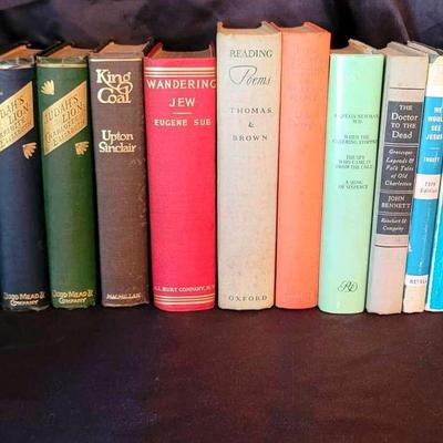 Collection of Antique & Classic Hardback Books