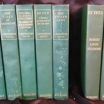 Mid-Century Scribner’s Classic Book Collection – Stevenson & F. Hopkinson Smith