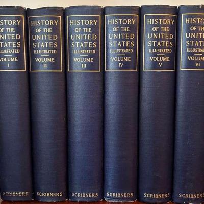 History of the United States Illustrated – 6 Volume Set (1912, Scribner’s)