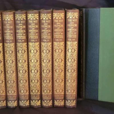 Complete 8-Volume Set The Wit and Humor of America by Marshall P. Wilder