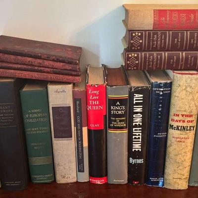 Vintage History & War Book Collection – 1902 to 1959