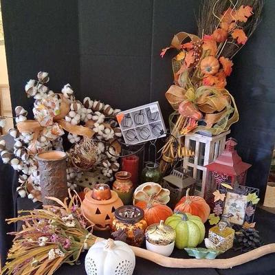 Fall & Harvest Décor Collection with Lanterns, Pumpkins & Candle Holders