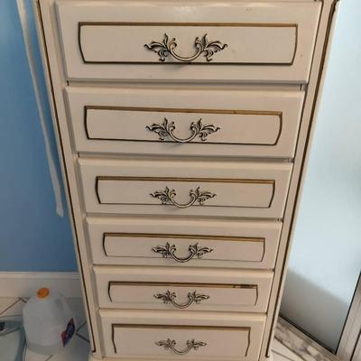 French Provincial Vintage Lingerie Chest Of 6 Drawers