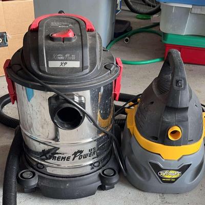 2 Shop Vacs by Xtreme Style & Stinger (Untested)