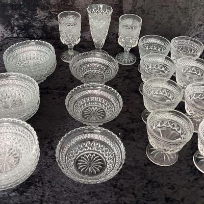 Anchor Hocking Wexford Crystal/Glassware Collection