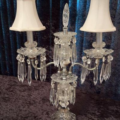 Vintage 2-Arm Luxury Crystal Lamp #2