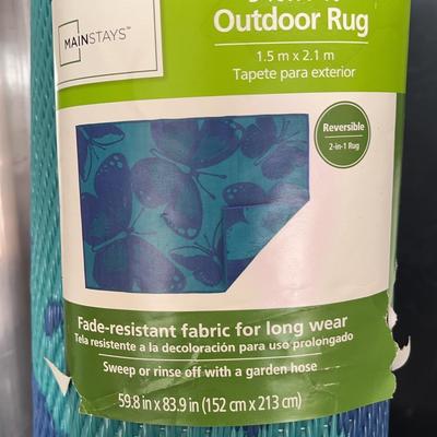 Mainstays 2 Outdoor Patio/Pool Rugs Never Used