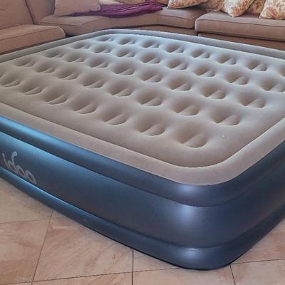 Idoo Inflatable Mattress 55"x 75" With Built-in Electric Air Pump