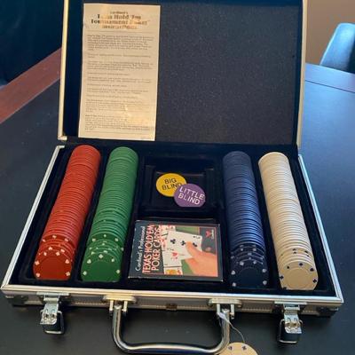 Poker Set with Carrying Case