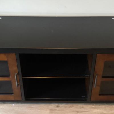TV stand with storage and shelving