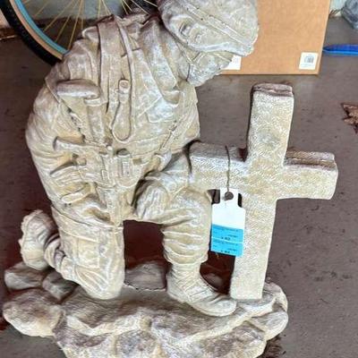 Concrete Yard Statue