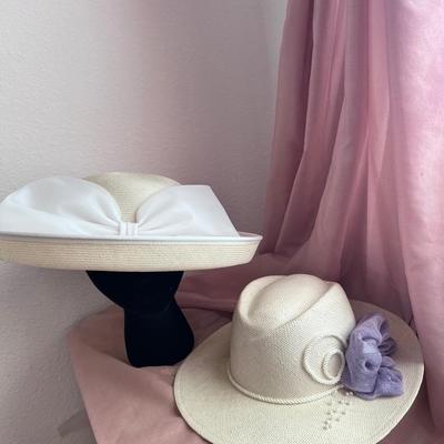 Joe Bill Miller Woven Hat w/ Bow, Sassy Hats Cowgirl Derby Hat w/ Tassels Bow