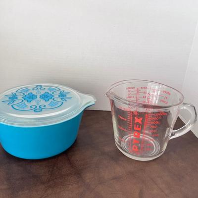Pyrex Casserole Dish Horizon Blue, Pyrex Measuring 4 Cup 