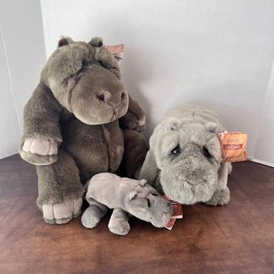 Vintage Dakin Plush Hippopotamus Lou Ramkin Collection (3)