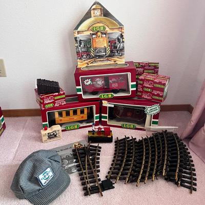 LGB Trains Tracks Parts Hat Book Lot Germany 