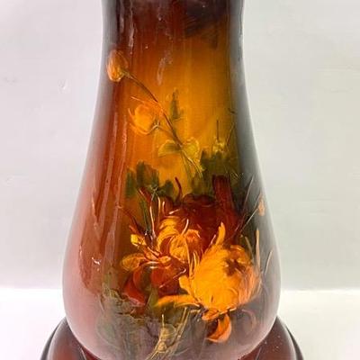 Antique “Weller Louwelsa” Brown Pedestal Pottery!