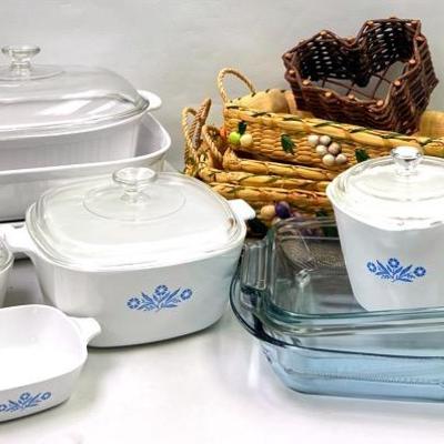 “Pyrex,” “Corning Ware,” & “Anchor Hocking” Casserole Dishes