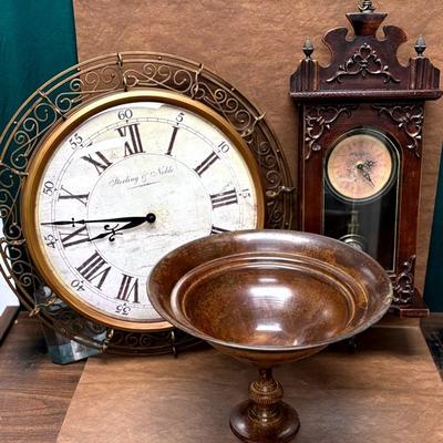 “Sterling & Noble” Wall Clock and More 