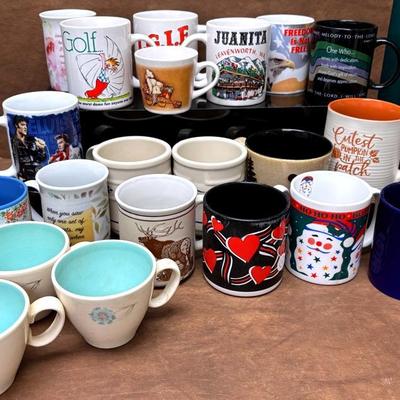 Assortment of Coffee Mugs 