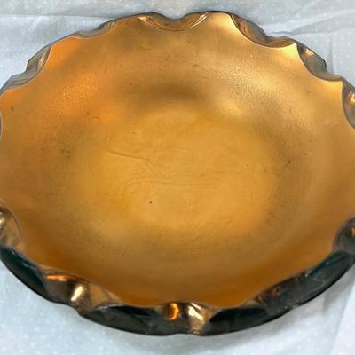 Signed Glass Bowl 